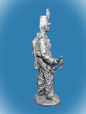 Картинка 088. Оловянный солдатик Трубач гусарского полка. Италия, 1848 г., 54мм  от магазина Масштаб