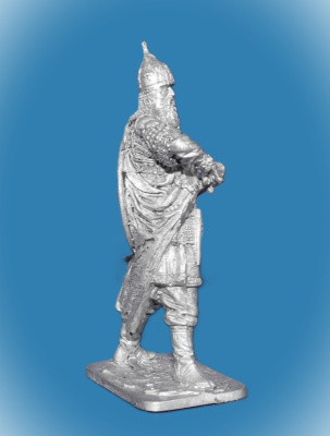 Картинка 301. Оловянный солдатик Добрыня, Воевода князя Владимира, 990 год, 54 мм  от магазина Масштаб