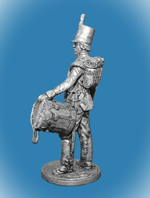 Картинка NAP-090 Оловянный солдатик Барабанщик. Великобритания, 1810-15, 54 мм  от магазина Масштаб