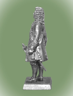 Картинка MMW0002 Оловянная миниатюра Василий Никитич Татищев (1686 – 1750), 54 мм  от магазина Масштаб