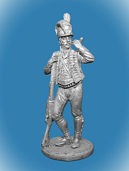 Картинка NAP-059 Оловянный солдатик Рядовой испанской легкой пехоты 1808-09 гг, 54 мм  от магазина Масштаб
