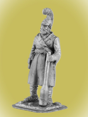 Картинка P-092 Партизан с дубиной, 1812 г, 54 мм, металл  от магазина Масштаб