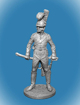 Картинка NAP-039 Оловянный солдатик Рядовой 6-го кавалерийского полка Португалия 1806-10 гг., 54 мм  от магазина Масштаб