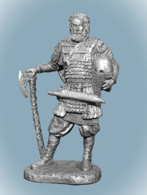 Картинка EK-75-13 Варяжский стражник, X-XIV A.D. 75 мм  от магазина Масштаб