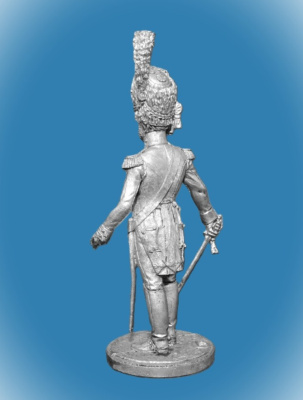 Картинка NAP-033 Оловянный солдатик Офицер гвардейских гренадеров Вестфалия 1809-10 гг., 54мм  от магазина Масштаб