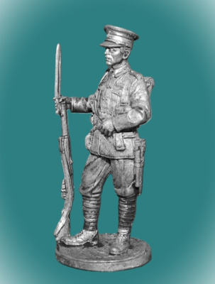 Картинка WWI -2 Оловянный солдатик Английский пехотинец. Первая Мировая война, 54мм  от магазина Масштаб
