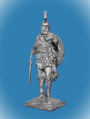 Картинка 190. Оловянный солдатик Греческий гоплит, 5 век до н.э., 54мм  от магазина Масштаб