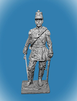 Картинка 067. Оловянный солдатик Офицер линейной пехоты. Италия, 1849г., 54мм  от магазина Масштаб