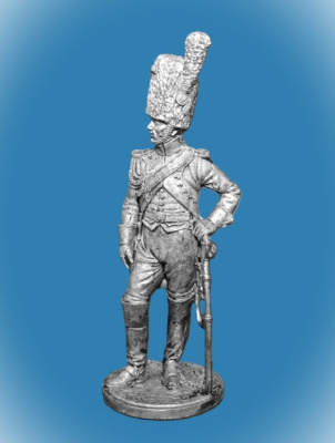 Картинка NAP-056 Оловянный солдатик Гренадер полка конных гренадеров императорской гвардии 1807-14гг, 54 мм  от магазина Масштаб