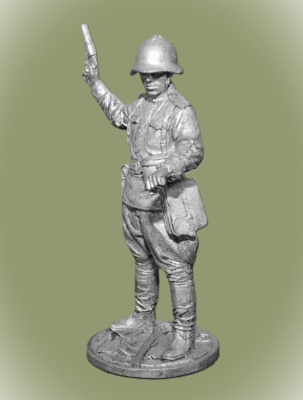 Картинка WWII-010 Советский командир, Халкин-Гол , СССР ,54 мм.  от магазина Масштаб