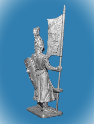 Картинка 330 Оловянный солдатик Хартман фон Ауэ, 12-13 вв., 54 мм  от магазина Масштаб