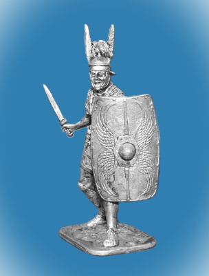 Картинка 077. Оловянный солдатик Римский центурион, нач. 1 века н.э., 54мм  от магазина Масштаб