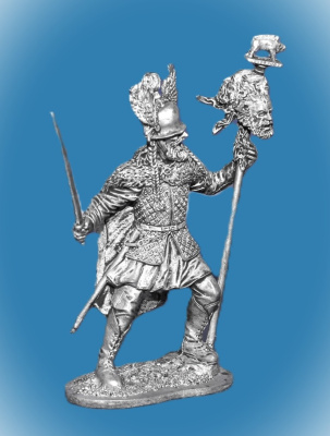 Картинка 066. Оловянный солдатик Кельтский воин, 5 век до н.э., 54мм  от магазина Масштаб