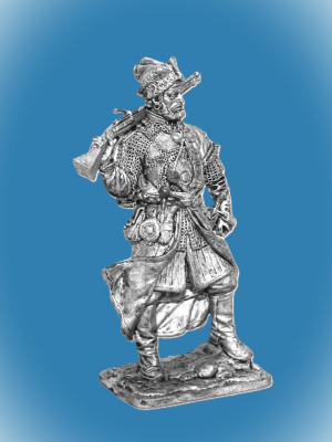 Картинка 353 Оловянный солдатик Атаман Ермак - покоритель Сибири (1532-1585), 54 мм  от магазина Масштаб