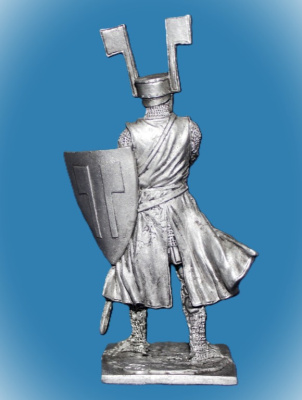 Картинка 197. Оловянный солдатик Вольфрам фон Эшенбах. Германия, нач. 13 в, 54мм  от магазина Масштаб