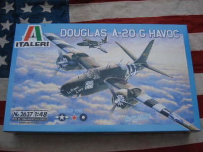 Douglas A-20G Havoc doos Italeri schaal 1;48 nw
