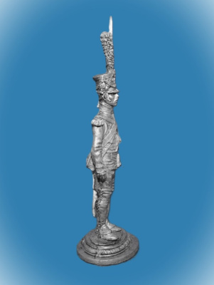 Картинка 054. Оловянный солдатик Фузелер-гренадер императорской гвардии Франция 1806-14гг, 54мм  от магазина Масштаб