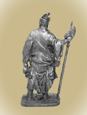 Картинка 54-37 Китайский средневековый генерал   54 мм.  от магазина Масштаб