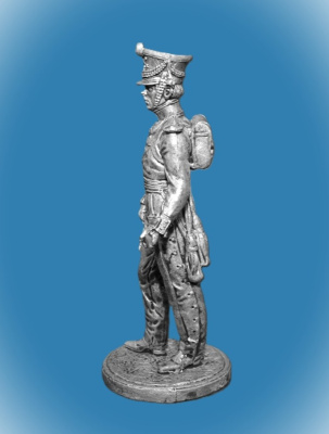 Картинка NAP-045 Оловянный солдатик Обер-офицер армейской пешей артиллерии Россия 1809-14 гг., 54 мм  от магазина Масштаб