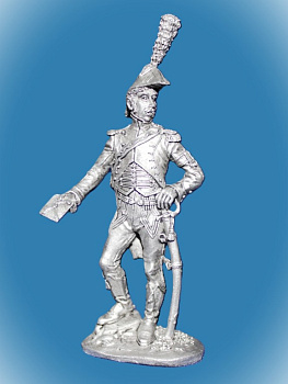 Картинка 043. Оловянный солдатик Адьютант генерала Франция 1809-12гг, 54мм  от магазина Масштаб