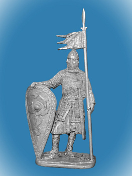 Картинка 185. Оловянный солдатик Нормандский рыцарь, 2-я пол. 11 в, 54мм  от магазина Масштаб
