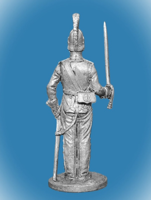 Картинка NAP-102 Оловянный солдатик Рядовой армейского кирасирского полка. Россия, 1812-14гг, 54 мм  от магазина Масштаб