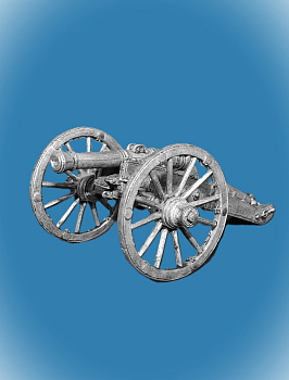 Картинка AR08 6-фунтовая пушка пешей и конной артиллерии. Россия, 1-я четв. 19 века 54 мм  от магазина Масштаб