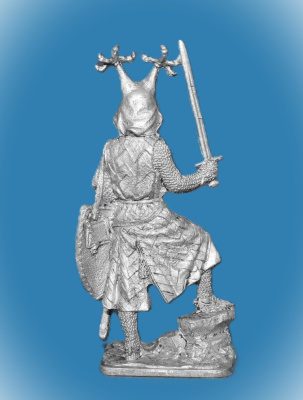 Картинка 315. Оловянный солдатик Генрих фон Фрауберг, 13 век, 54 мм  от магазина Масштаб