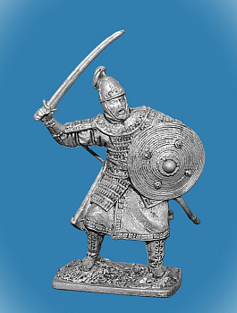 Картинка Horde-01 Оловянный солдатик Монгольский воин, 13 век, 54 мм.  от магазина Масштаб
