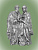 Картинка PF01 Оловянная миниатюра Петр и Февронья, 54 мм  от магазина Масштаб