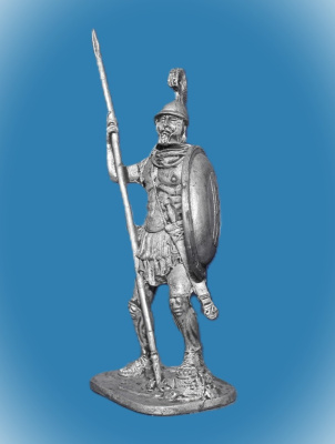 Картинка 194. Оловянный солдатик Афинский гоплит, 4 век до н.э., 54мм  от магазина Масштаб