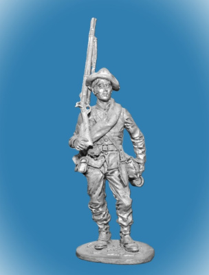 Картинка 075. Оловянный солдатик Солдат армии южан. США, 1861-65 гг., 54мм  от магазина Масштаб