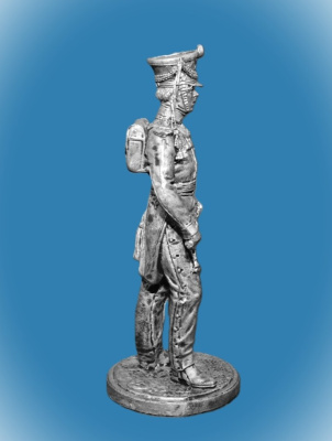 Картинка NAP-045 Оловянный солдатик Обер-офицер армейской пешей артиллерии Россия 1809-14 гг., 54 мм  от магазина Масштаб