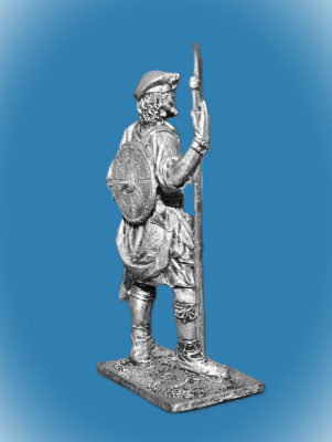 Картинка 014. Оловянный солдатик Шотландский воин, конец 17-нач.18 вв.  от магазина Масштаб