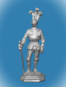 Картинка 008. Оловянный солдатик Рыцарь. Германия, нач. 16 века  от магазина Масштаб