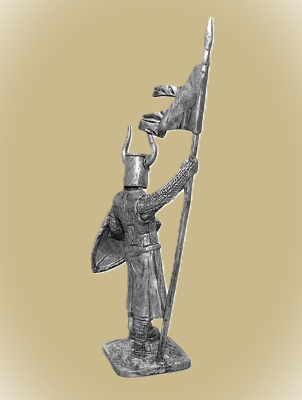 Картинка 54-35  Рыцарь тевтонского ордена, 12 век  54 мм.  от магазина Масштаб