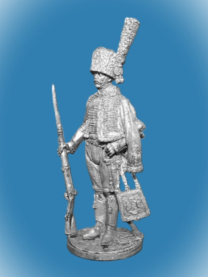 Картинка NAP-084 Рядовой полка Конных егерей Императорской гвардии. Франция, 1804-15 гг. , 54 мм  от магазина Масштаб