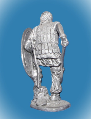 Картинка 085. Оловянный солдатик Кельт 5в до н.э., 54мм  от магазина Масштаб