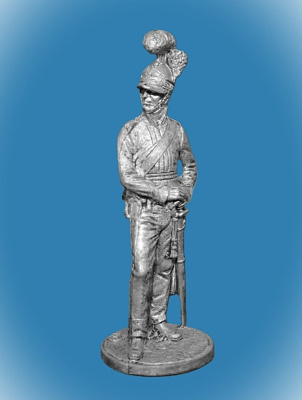 Картинка NAP-089 Оловянный солдатик Драгун 3-го полка. Великобритания 1810-15, 54 мм  от магазина Масштаб