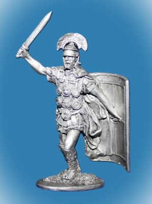 Картинка 001. Оловянный солдатик Центурион II легиона Августа. Рим, 1 век н.э.  от магазина Масштаб