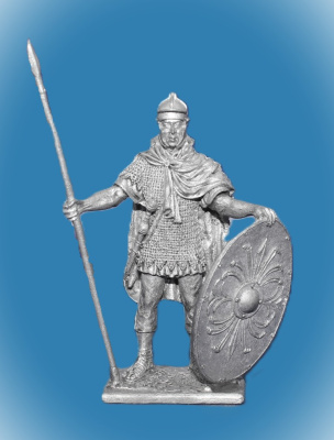 Картинка 106. Оловянный солдатик Римский вспомогательный пехотинец, 1-2 вв. н.э., 54мм  от магазина Масштаб