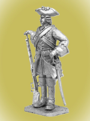 Картинка P-553 Кавалергард, 1724г., 54мм  от магазина Масштаб