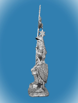 Картинка 154. Оловянный солдатик Итальянский рыцарь, конец 13 в, 54мм  от магазина Масштаб