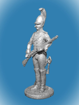 Картинка NAP-101 Оловянный солдатик Рядовой Лейб-кирасирского полка. Россия, 1810-11гг., 54 мм  от магазина Масштаб