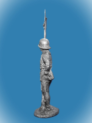 Картинка 074. Оловянный солдатик Швейцарский алебардист 15в, 54мм  от магазина Масштаб