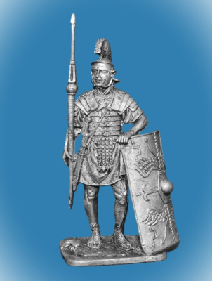 Картинка 174. Оловянный солдатик Римский легионер, 1 век н.э., 54мм  от магазина Масштаб