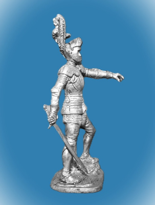 Картинка 164. Оловянный солдатик Немецкий рыцарь, 1500 г., 54мм  от магазина Масштаб