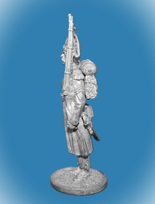 Картинка NAP-012 Оловянный солдатик Гренадер Имп. Гвардии в походной форме Франция 1807г., 54мм  от магазина Масштаб