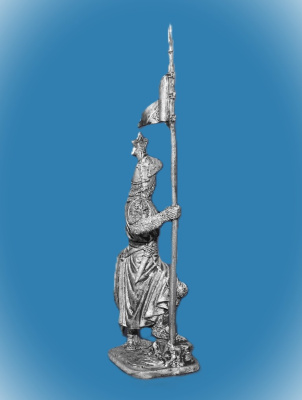 Картинка 154. Оловянный солдатик Итальянский рыцарь, конец 13 в, 54мм  от магазина Масштаб
