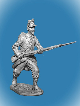 Картинка 084. Оловянный солдатик Рядовой пехотного полка. Италия, 1859 г., 54мм  от магазина Масштаб